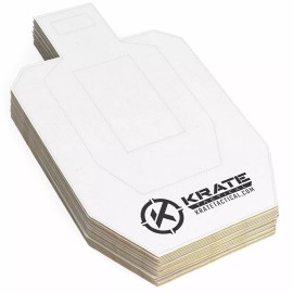 KRATE Tactical Torso Cardboard Competition Paper Silhouette Shooting Targets - 30" Torso (20 Pack)