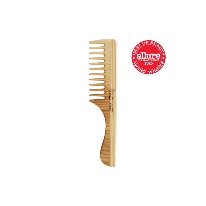 TEK Peine de madera de dientes anchos galardonado con el