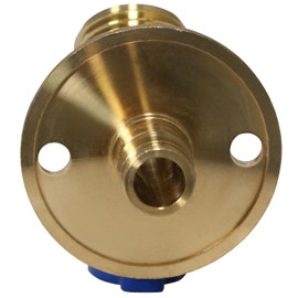 2 Pcs XFITTING 1/2 in Pex A x 3/4 in GHT Hose Bibbs with Flange, Pex A Expansion Version, 5-4-2=2XX