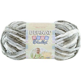 Bernat Baby Blanket Yarn, 3.5 oz, Gauge 6 Super Bulky, Little Sand Castles