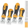 MulWark Razor Blade Scraper, 4 Handles Razor Scraper Set With