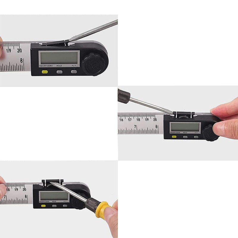 ANCLLO Digital Angle Finder Ruler 8 inch/200mm Digital Protractor with