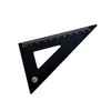 Accod Aluminum Alloy Ruler Set Math Ruler Geometry Tool Set