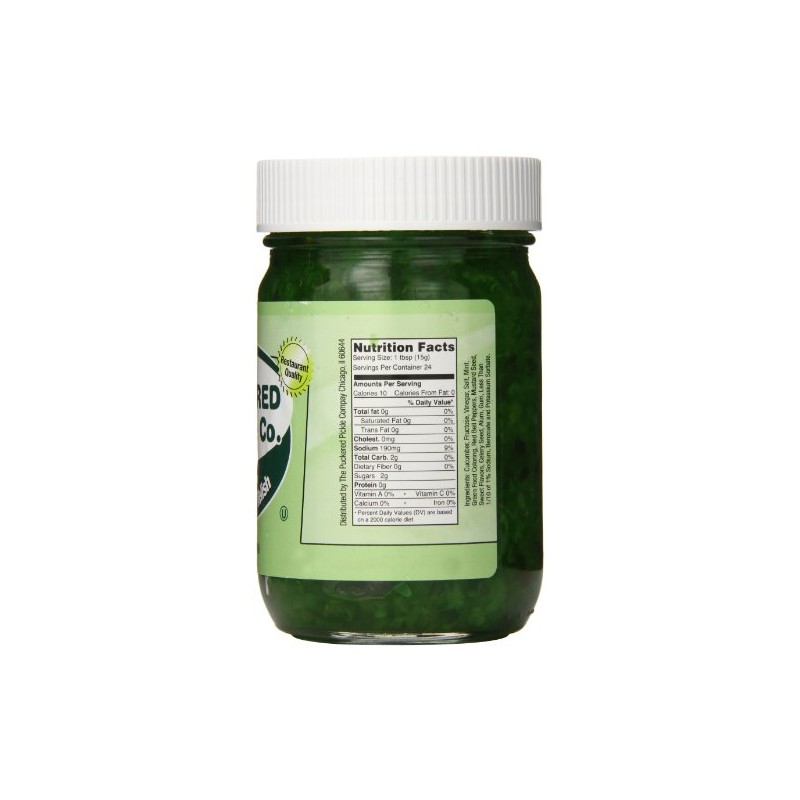 Puckered Pickle Relish, Sweet Green, 12.0 Ounce
