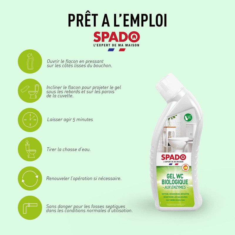 SPADO Bio Toilet Gel 750 ml