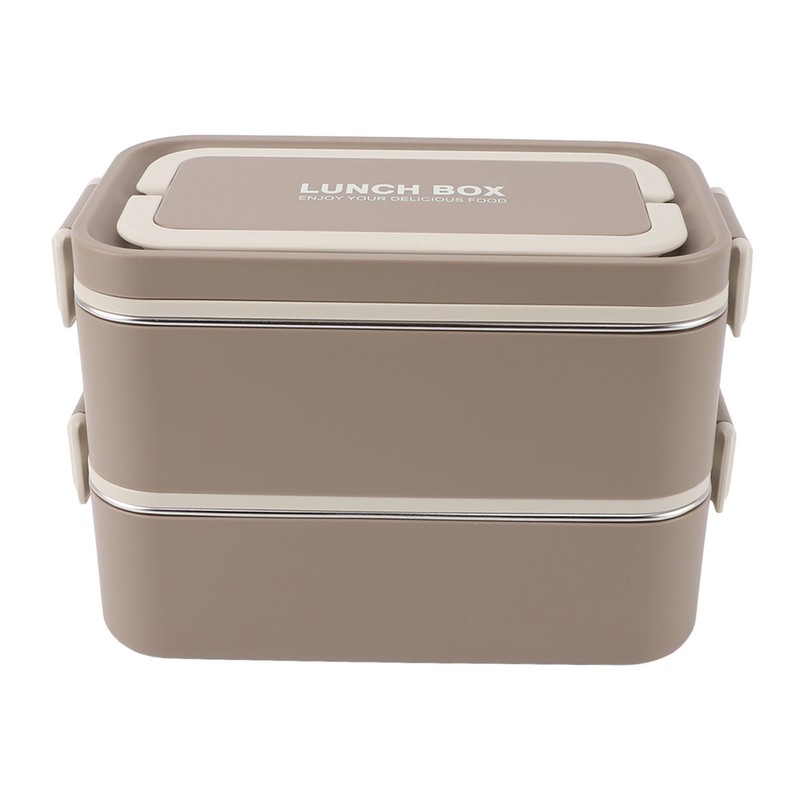 2 Tier Stackable Bento Box 304 Stainless Steel Insulated Lunch