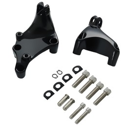 Rear Passenger Foot Peg Mounts Fit Harley Sportster XL883 1200 Forty Eight Seventy Two 2014-later Gloss Black