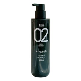 Amos Green Tea Realistic Refreshing Type Shampoo for Oily Hair Mugwort Scent 500g 5pcs / 아모스 녹차실감 산뜻한 타입 지성 모발용 샴푸 쑥향 500g 5개