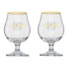 Modelo Beer Signature Chalice Glasses - Set of 2