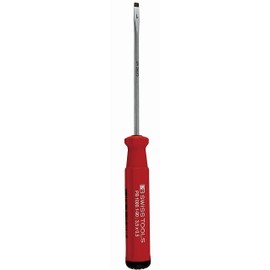 PB SWISS TOOLS Swiss Grip Classic Slotted Screwdriver Blade Thickness 0.02 x Blade Width 0.1 inches (3.5 mm), Total Length 7.1 inches (180 mm), 1000.1-90