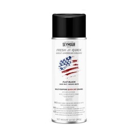 11-10 Seymour Fresh-N-Quick Multi-Purpose Spray Paint, Flat Black net 10 oz. (Pack of 1)
