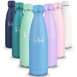 HoneyHolly Stainless Steel Water Bottle, Thermos Flask, 750 ml, BPA-Free, Leak-Proof Vacuum Insulated, Thermos Flask, Double-Walled Water Bottle for Bike, Travel, Sports, Yoga, Camping, Bicycle
