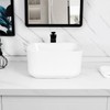 Tysun Rectangular Vessel Sink with Pop-up Drain, 16'' x 12''