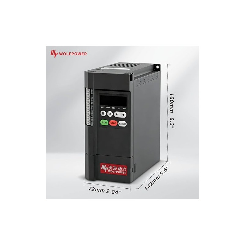 0.75kW/1hp VFD, 220V Single Phase Input to 220V 3 Phase