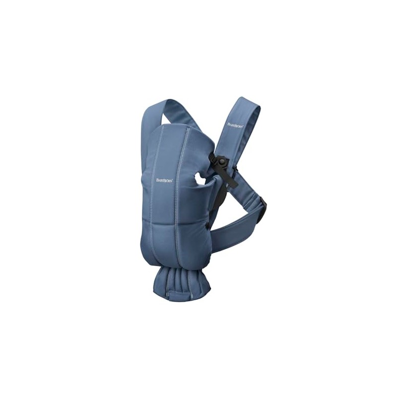 BabyBjörn Mini Woven Baby Carrier Indigo Blue