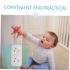 Operitacx 3 Sets Transparent Babyproof Outlet Covers Safety Plug Protectors
