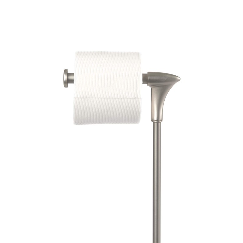 Umbra Stream Toilet Paper Stand, Brushed Nickel