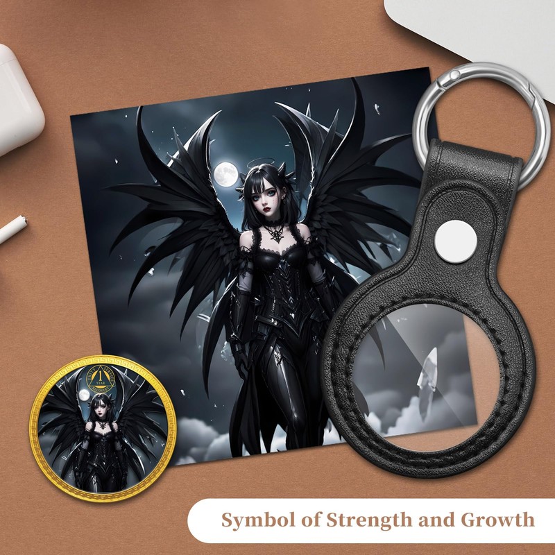 ForFine Sobriety Coin AA Coin Medallion Token Fallen Angel Recovery