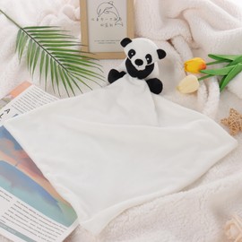 Apricot Lamb - Schlaf-gut Panda Cuddly Blanket Plush Comfort Cuddly Toy for Babies - Soft & Washable - 32 cm
