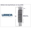 URREA 3704G Tubo Largo Flexible Gris con Tuerca, Céspol para