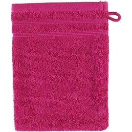 Kleine Wolke Royal Cotton Wash Mitt (6.3 x 8.3, Dark Raspberry)