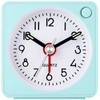 W OUTWIT Travel Analog Alarm Clock, 2.25 inch, Ultra Small