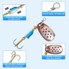 OROOTL Fishing Lures Spinner Baits Kit, 5/10pcs Inline Spinnerbait with