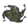 Retro Seventy2 Olive Green and Black Palestinian Shemagh Scarf with