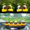 wonuu - Adornos de goma para coche, diseño de pato