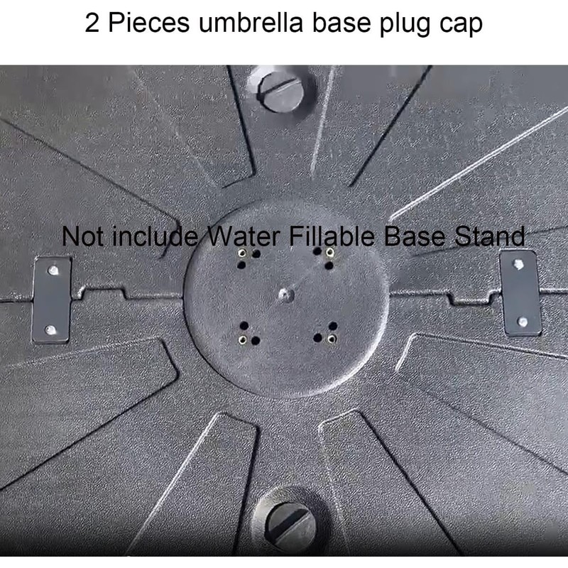 BMIROAMDFE 4 Pieces Umbrella Base Plug Caps for Umbrellas Water