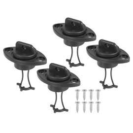 X AUTOHAUX Pack of 4 Kayak Drain Plug Kit Boat Scupper Plugs Thread Bung for Kayak Canoe Boat with Screws Hardware