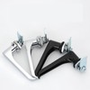 2Pcs Chrome Zinc Alloy Handle Cabinet Cabinet Locks, switchgear, Control