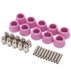 Plasma Cutting Torch Consumables Kit Electrode Contact Tip Ceramics Nozzle