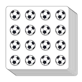 Soccer Planner Stickers, 0.5inch Sports Scrapbooking Arts Calendar Kids Crafting 208-Pack