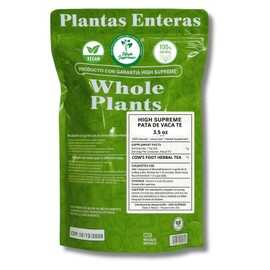 Pata de Vaca Herbal Tea (Cow’s Foot Leaves) – 3.5 oz (100g) Loose Leaf – 100% Natural – Non-GMO, Gluten-Free, Caffeine-Free – Traditional Herbal Infusion – Makes 30 Cups – by High Supreme