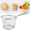 Acouto Mini Stainless Steel Chips Deep Fry Baskets Food Presentation