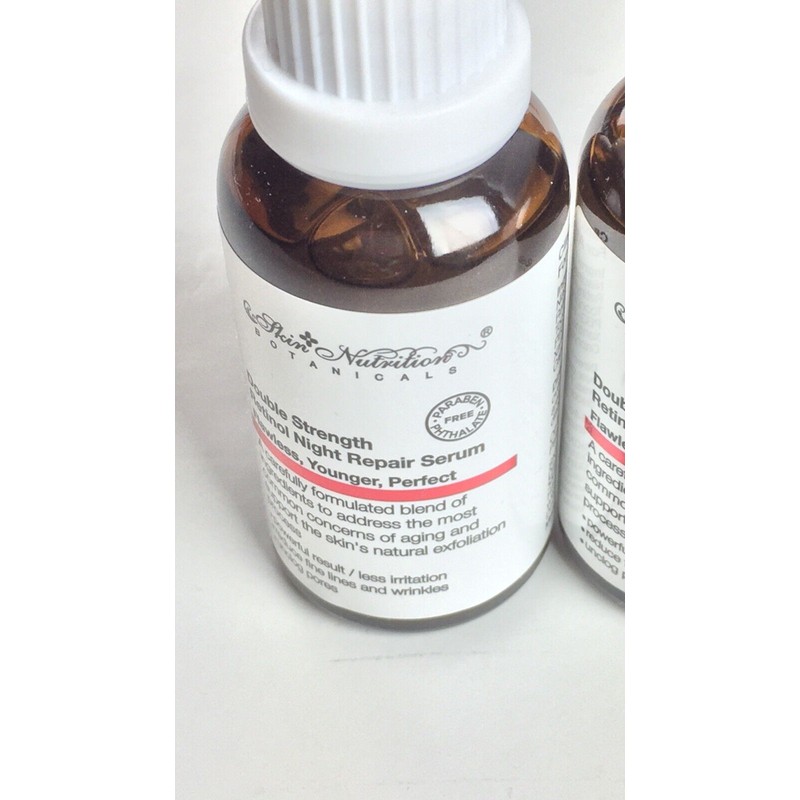 Skin Nutrition Botanicals Retinol Night Repair Serum Double Strength 1oz