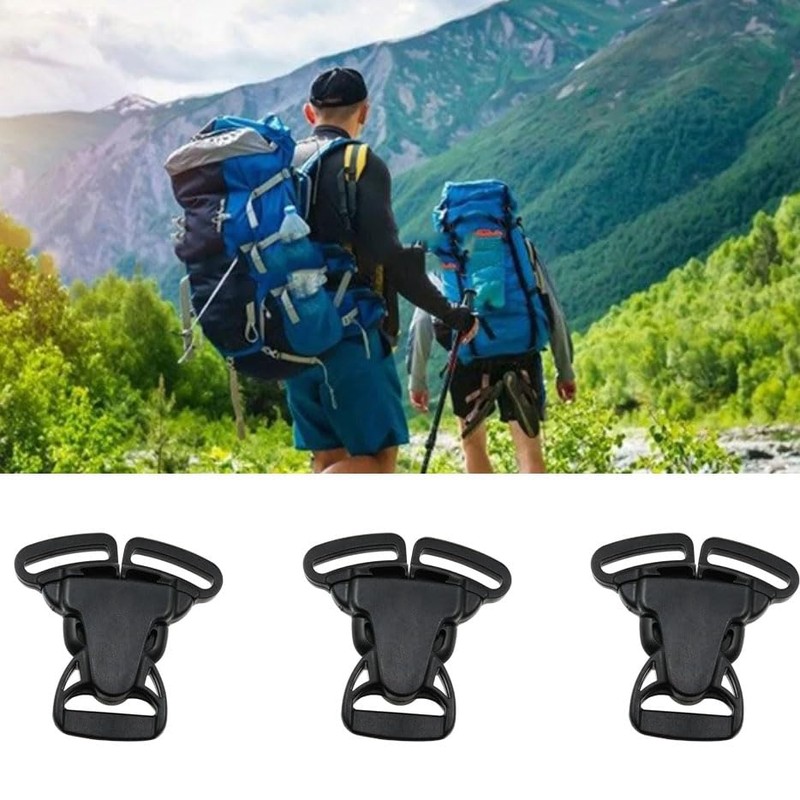 Haidong Split Release Buckle Black plastic three-way clip multi functional