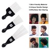 3 Pcs Hair Pick Comb for Curly Hair