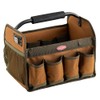 Bucket Boss Gatemouth Tool Tote in Brown, 70012, 11 liters