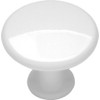 Hickory Hardware P14255-W 1-1/8-Inch Conquest Cabinet Knob, White