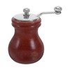 Zerodeko 1pc Pepper Mill with Crank Handle Wooden Salt and