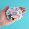 WLLHYF Weekly Daily Travel Pill Box Organiser,7 Days 1 Times