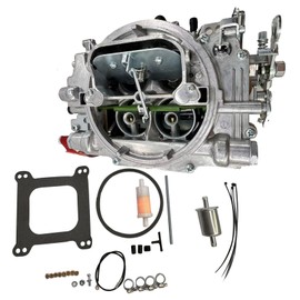 Gihdfer 4 BBL 1404 Carburetor Replacement for Series 500 CFM Square Bore Manual Choke Compatible with Chevy 305 Engine