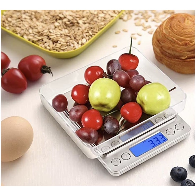 Ruhhy 19899 Digital Kitchen Scales Jewellery Scales Gold Precision Scales