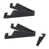 HUIKKJP Mini Smartphone Stand, Set of 2, Black, Foldable, Lightweight,