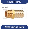 LTWFITTING Hose Nipple, Hose Fittings, Male Thread Size R (PT)