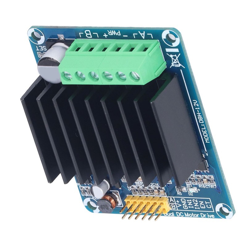 DC5‑15V 30A Motor Driver Module Dual Channel H Bridge DC