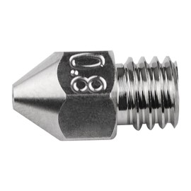 POLISI3D Boquilla de cobre antiadherente de alta temperatura MK8 chapada en cobre 0,8 mm para impresora 3D Creality Ender 3 Pro Ender 5 Plus CR10 CR-10 S4 S5 Anet A8 CraftBot (0,8 mm)