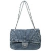 Farcauo Denim Shoulder Bag Trendy Jeans Handbags Denim Handbag with
